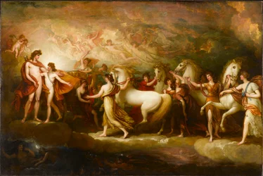 Phaeton asking Apollo to drive the Sun chariot, 1804.