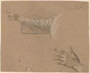 Study of a Right Arm and a Left Hand