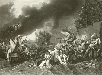 The battle of La Hogue