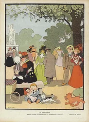 Spring, illustration for Le Rire