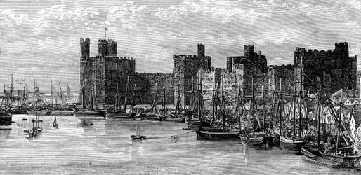 Caernarfon Castle, Gwynedd, Wales