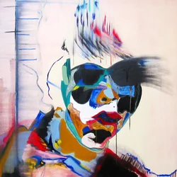 Surportrait: Study of Face in Landscape, 2005
