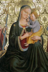 Madonna of humility, Sapienza Nuova Altarpiece, Perugia, Umbria, Italy