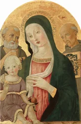 Madonna and Child with Saint Jerome and Saint Bernardino of Siena, c.1480-1485