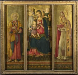 Virgin and Child with Saints Peter and Nicholas