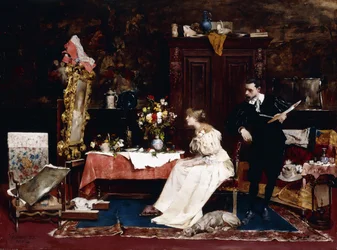 Presenting her Portrait, 1883