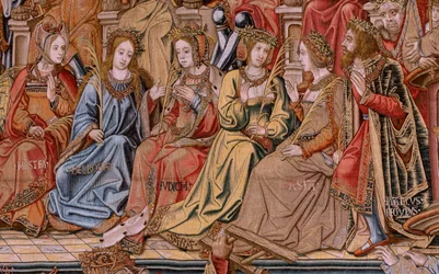 Series The Honours. Honour. Second tapestry in the series. Ca 1550.
