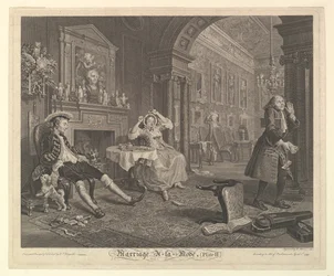 Marriage A-la-Mode, Plate II