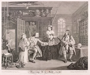 Marriage a la Mode, plate III