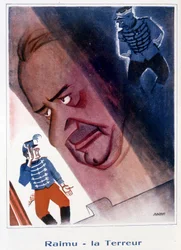 Raimu: The Terror - Illustration by Bernard Becan (Bernhard Kahn) in 