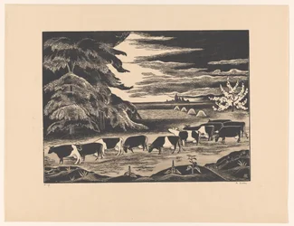 Cows in a Landscape