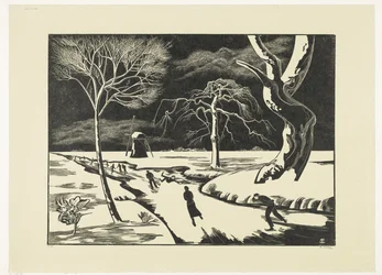 Winter Scene, Folio