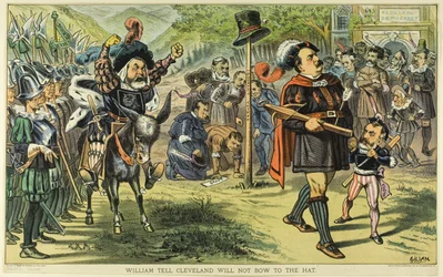William Tell Cleveland Will Not Bow to the Hat, from Puck