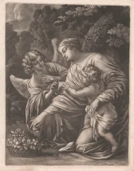 Madonna, Child, and Angel