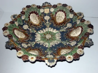 Dish with Grotesque Faces