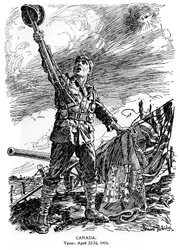 Canada, Ypres, April 23-24 1915, 1920