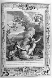 Arethusa pursued by Alpheus and turned into a fountain