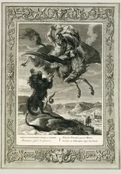 Bellerophon fights the Chimera