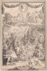 Final design for a title page of Ovid
