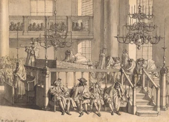Jewish New Year in the Portuguese Synagogue in Amsterdam