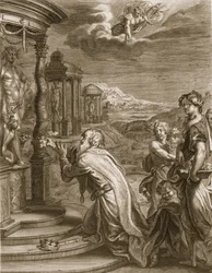 Oeneus, King of Calydon, Having Neglected Diana in a Sacrifice is Punished for His Impiety, 1731