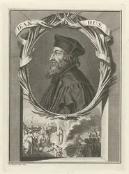 Portrait of John Hus, 1712