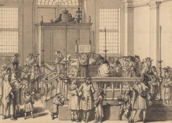 Reading of the Law in the Portuguese Synagogue in The Hague