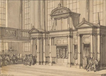 Rejoicing of the Law in the Portuguese Synagogue in Amsterdam