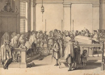 Blessing of the People by the Priests in the Portuguese Synagogue in The Hague