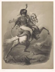 Attacking Officer on Horseback