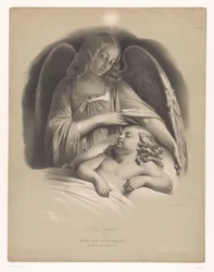 Angel Watching Over a Sleeping Child