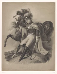 Cuirassier Next to His Horse