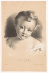 Portrait of a Toddler (Studies in Two Types of Chalk)