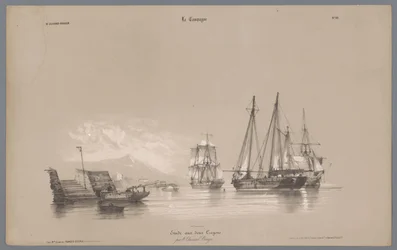 Sailing Ships in the Harbor