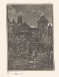 Castle with Two Riders