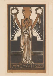 Woman in Roman Garment