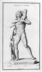 Faun or Satyr, after a Roman statue, 1757