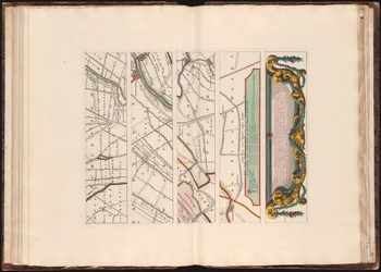 New Map of the Land of Utrecht According to the Order of the Hon. Lords States... Measured and Mapped by Bernard du Roy, Engineer; G. Hoet del. Ornam.; T. Doesburgh sculps