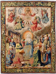 Flemish tapestry. Passion of Jesus (Passion of Christ or Passion of the Lord, Pentecost). National Heritage, inventory number 10005817.