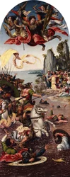 Moses Parting the Red Sea in the Presence of Saint Michael