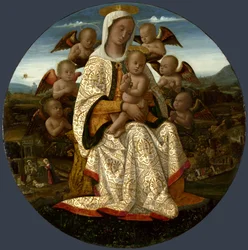 Virgin and Child with Cherubim