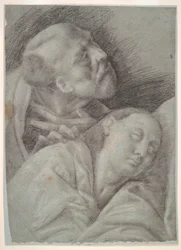 Two Apostles, study for The Last Supper
