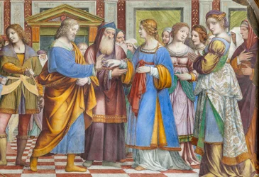 Detail of The Marriage of the Virgin Mary
