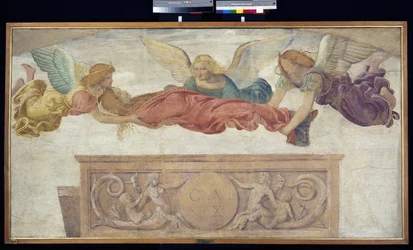 The Body of St. Catherine Carried by Angels
