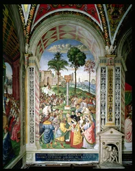 Aeneas Sylvius Piccolomini (1405-64) Presents Eleonora of Aragon to Frederick III (1415-93) on 24th February 1452