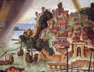 Pope Pius II going to the Council of Basel (detail)