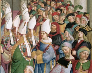 The Cardinals Processing through the Crowd of Secular Onlookers (detail)