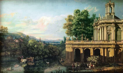Architectural Caprice with a Palace