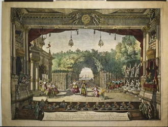 Ballet Le Turc Généreux in the Vienna Burgtheater