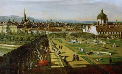 View of Vienna from Belvedere